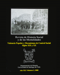 					Ver Vol. 12 Núm. 2 (2008): Violencia popular y mecanismos de control social. Siglos XIX y XX
				