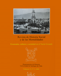 					Ver Vol. 13 Núm. 2 (2009): Economía, cultura y sociedad en el Norte Grande
				
